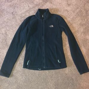 NORTH FACE Dark Teal Zip up Jacket